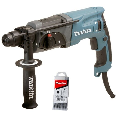 HR2470X15 Makita Перфоратор (780Вт, SDS+, 3 режима, 2.7 Дж, 0-4500 удмин, 2.6 кг, кейс)