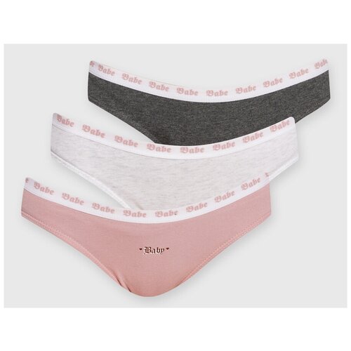 фото Твое набор трусов слипы низкой посадки, 3 шт., размер xs, мультицвет