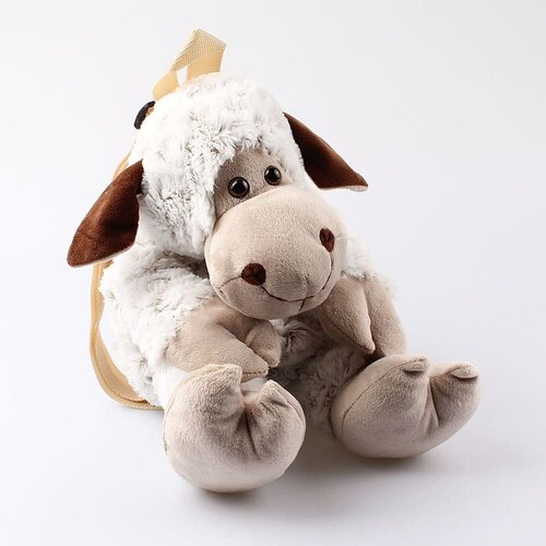 фото Плюшевый рюкзак барашек котофей 02003075-00 размер 50 см