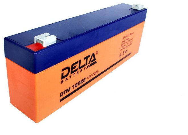 Аккумуляторная батарея DELTA Battery DTM 12022 12В 2.2 А·ч - фото №2