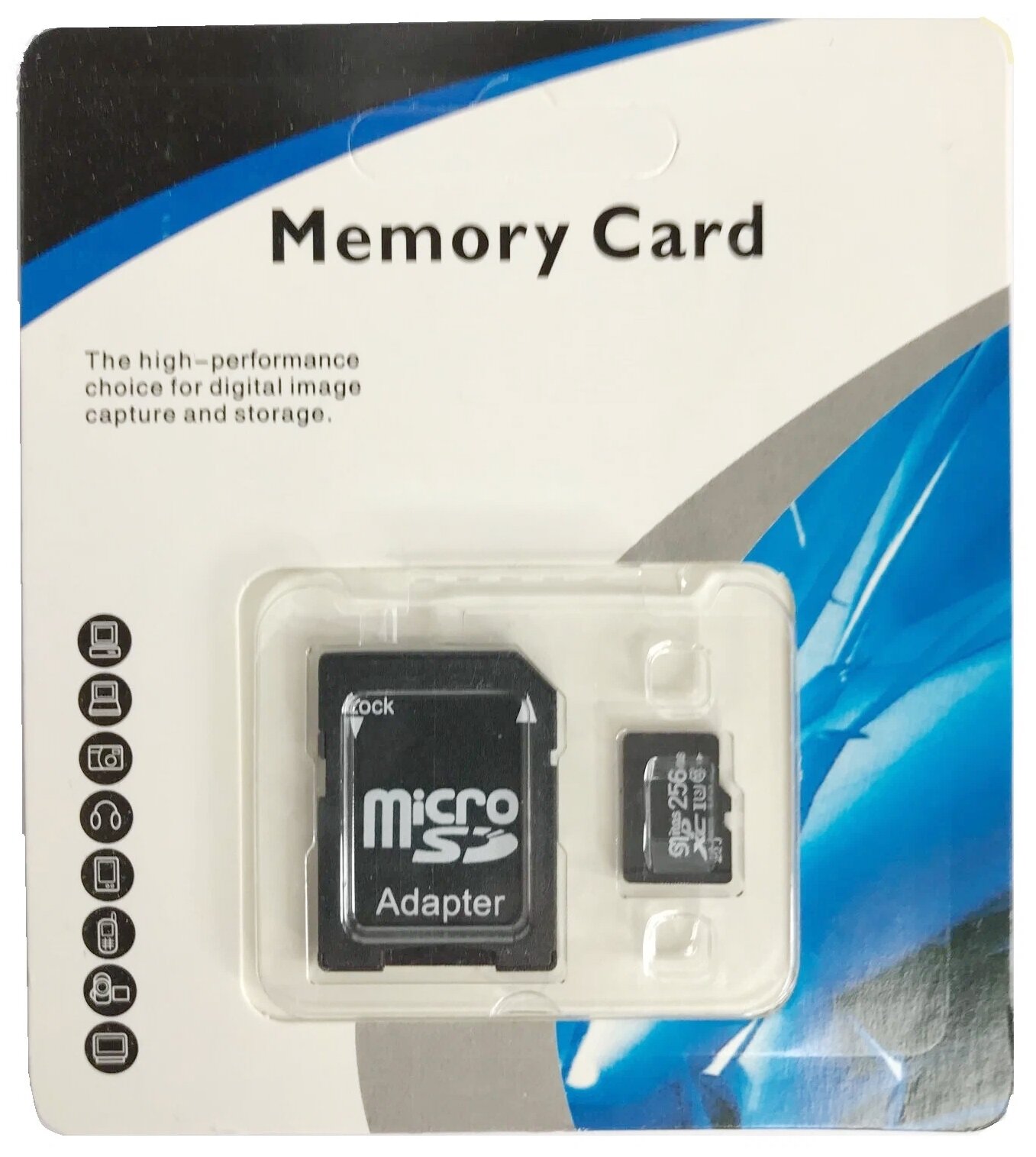 Карта памяти Micro SD XC 256 Gb Class 10, UHS-1U3 R/W 95/70Mb/s