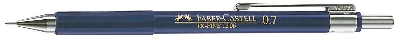 130628 Карандаш механический Faber-Castell "TK-Fine 1306", HB, 0,7мм, синий корпус