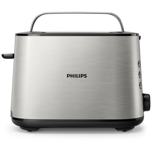 Тостер PHILIPS HD2650/90 black/silver (Мощность 950 Вт, 8 режимов) (HD2650/90)