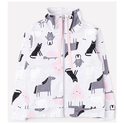 фото Толстовка к 301137 серый 92 crockid