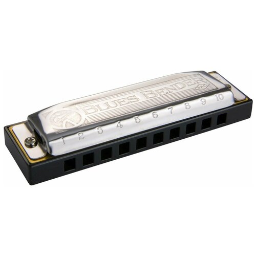 Губная гармошка Hohner Blues Bender (M58501X) C, серый / черный