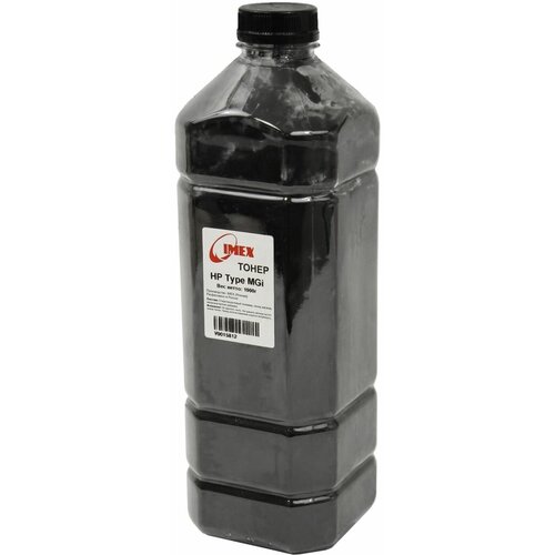 Тонер Imex для HP LJ, Тип MGI (фасовка Россия) Bk, 1 кг, канистра тонер imex для hp lj тип mgi bk 20 кг коробка черный