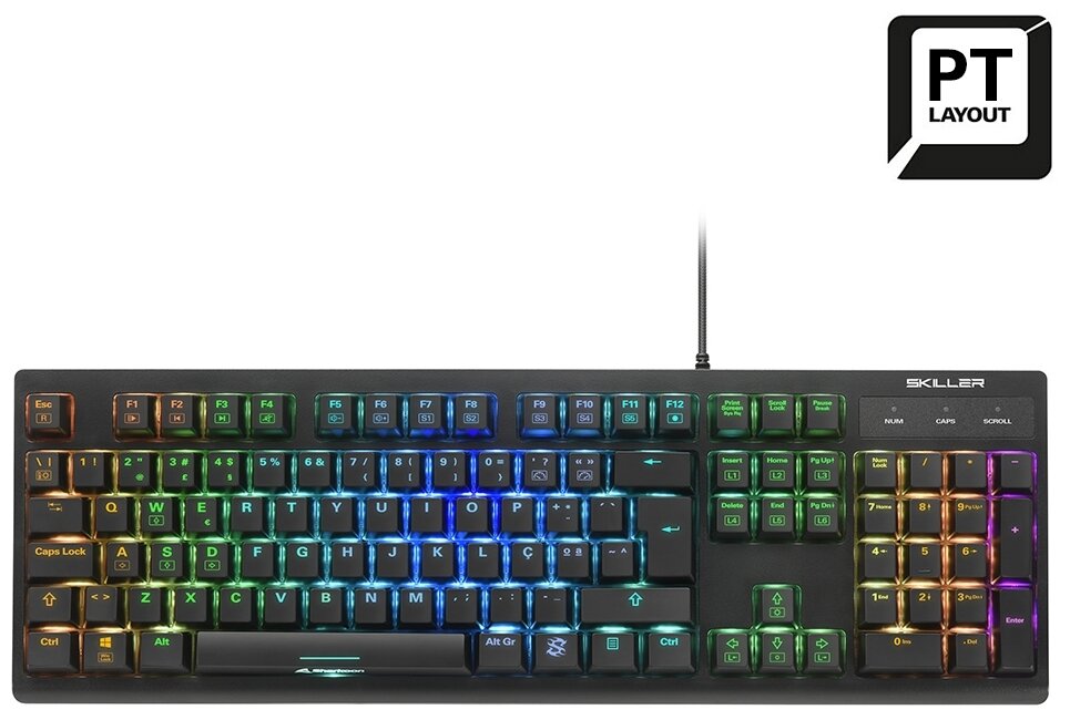 Клавиатура Sharkoon SGK30 Blue