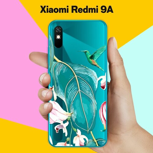 Силиконовый чехол Колибри на Xiaomi Redmi 9A силиконовый чехол с принтом all flowers for you для xiaomi redmi 9a сяоми редми 9а