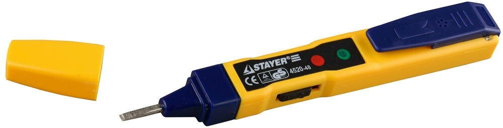 STAYER 3 уровня чувствительности, 70 - 250 В, 145 мм, тестер напряжения (4520-48)