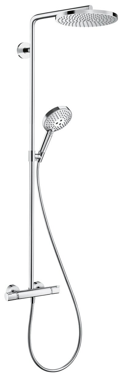 Душевая стойка hansgrohe Raindance Select S Showerpipe 240 1jet P 27633000, хром