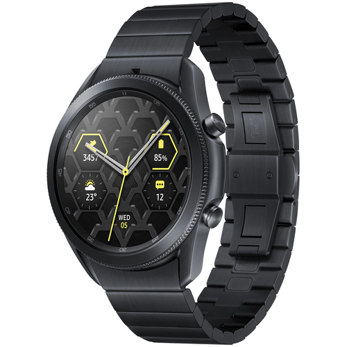 фото Умные часы samsung galaxy watch3 titan 45мм, черный