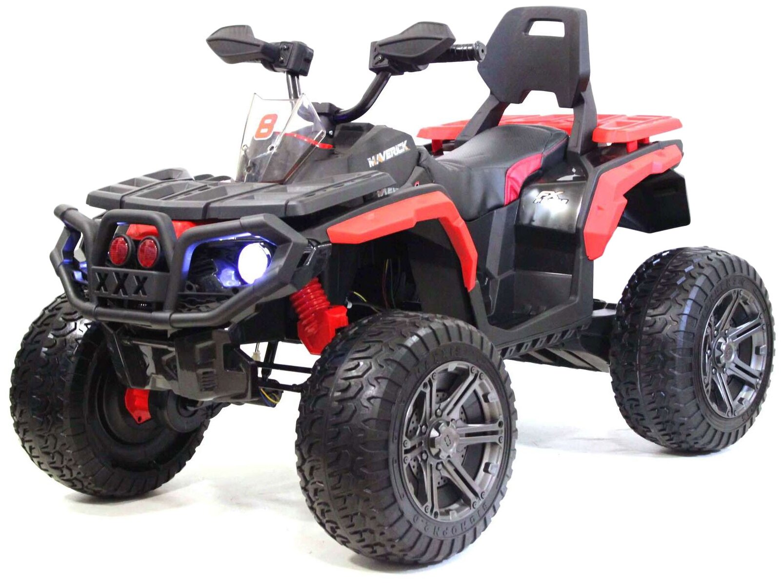 Детский квадроцикл RiverToys К111КК 4WD, Красный