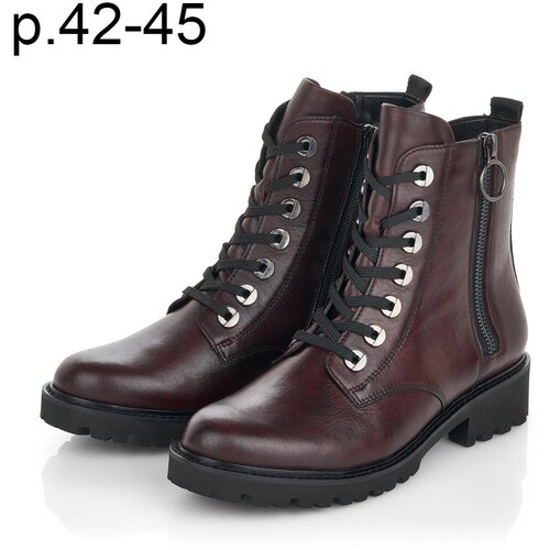 фото Ботинки remonte dorndorf, размер 42, бордовый