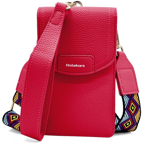 фото Кошелек , фактура зернистая, красный rotekors