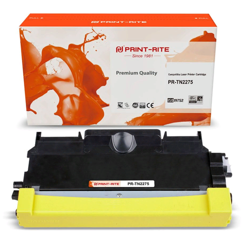 Тонер-картридж Print-Rite TFB623BPU1J TN-2275 черный (2600стр.) для Brother HL 2240/2240R/2250/2250DN/2250DNR картридж лазерный nv print nv tn2275 для brother hl 2240r 2240dr 2250dnr ресурс 2600 стр