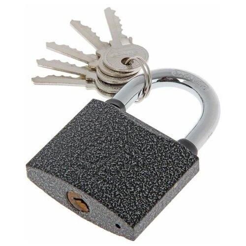 фото Замок навесной "аллюр" вс1ч-360, дужка d=9 мм, полимер, 5 ключей 1379364