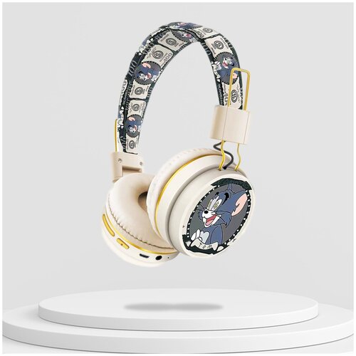 Наушники беспроводные детские c микрофоном накладные для девочки мальчика ребенку в подарок 128200₽