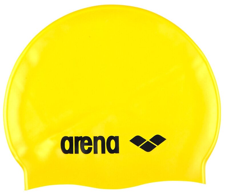 Шапочка для плавания Arena Classic Silicone, желтая