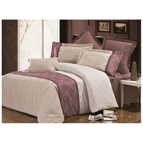 Постельное белье ранфорс орнамент евро 50х70