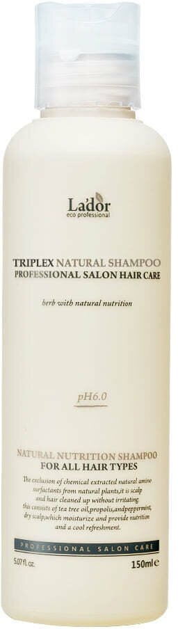 LaDor Triplex Natural Shampoo - Ладор Шампунь с натуральными ингредиентами, 150 мл -
