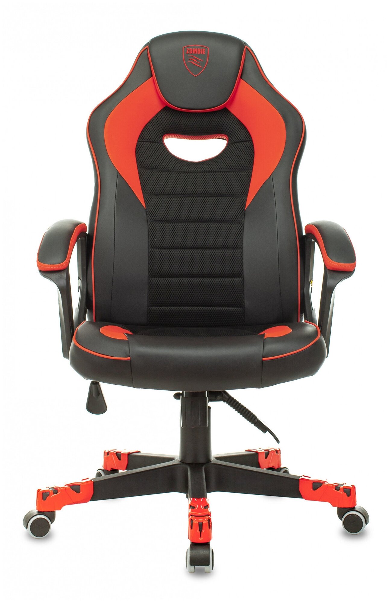 Игровое кресло Бюрократ Zombie GAME 16 (Black/Red) - фотография № 9