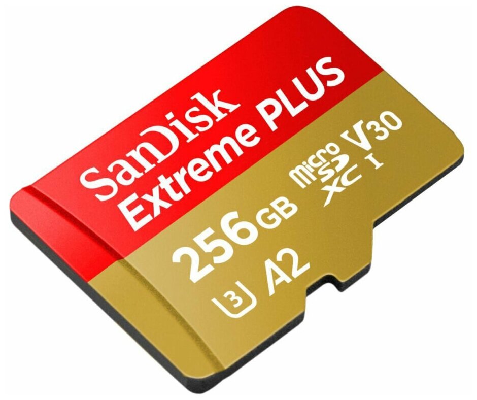 Extreme microSDXC Class 10 UHS Class 3 V30 A2 256GB