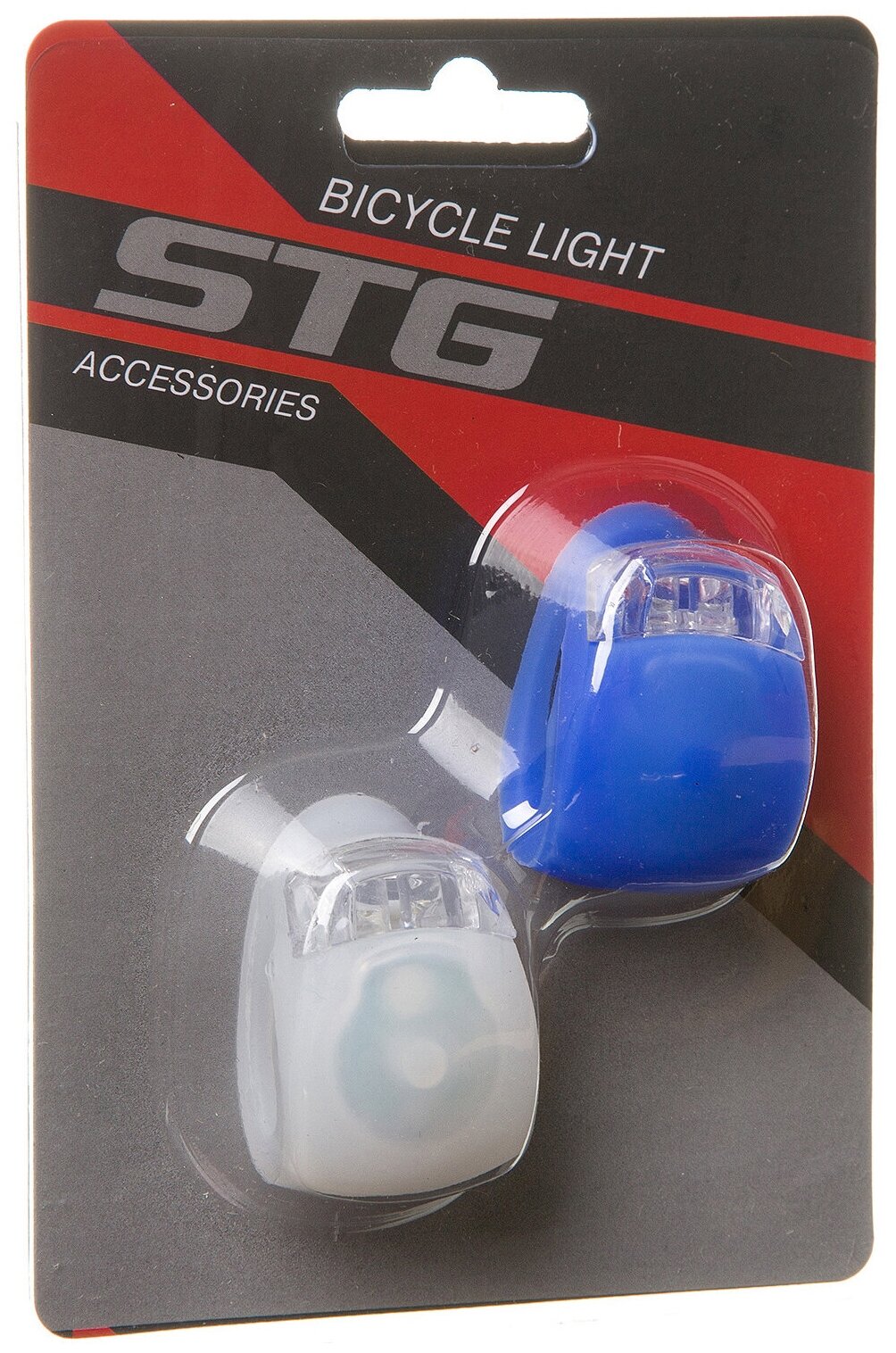 Велосипедный фонарь STG BC-RL8001, черный / красный [х95125] - фото №1