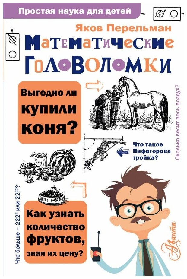 Математические головоломки Книга Перельман Яков 6+