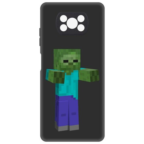 Чехол-накладка Krutoff Soft Case Minecraft-Гигант для Xiaomi Poco X3 Pro черный чехол накладка krutoff soft case minecraft гигант для xiaomi poco f4 черный