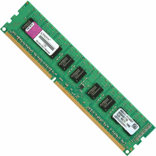 Память серверная DDR3 4GB 1333MHz ECC non-Registered Unbuffered DIMM CL9 2RX8 1.5V 240-pin 2Gbit KTH-PL313E/4G Kingston