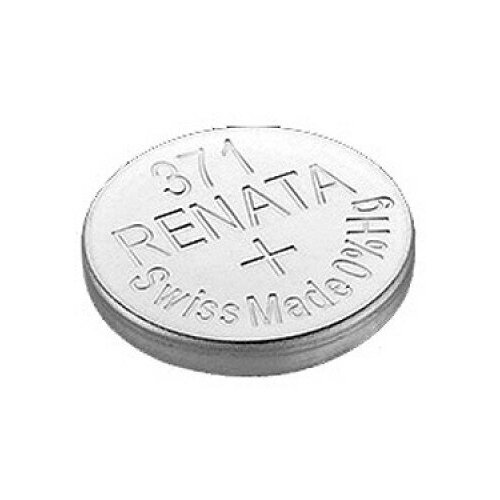 Батарейка Renata 371, в упаковке: 1 шт. 40pcs lot wama sr920 sr920sw 371 370 sr69 silver oxide 1 55v mercury free no hg high quality watch button cell batteries