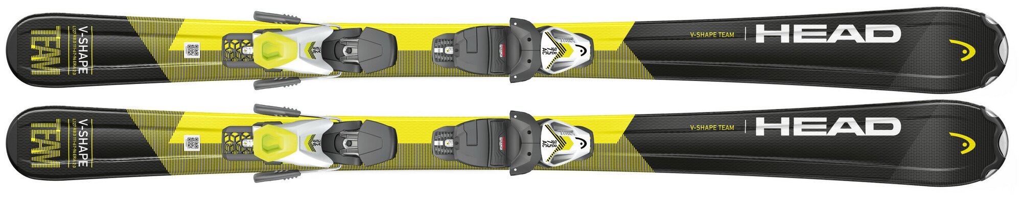 Горные лыжи Head V-Shape Team SLR Pro + SLR 7.5 (117-147) (20/21) (117)