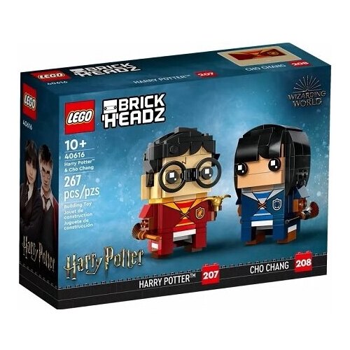 LEGO BrickHeadz 40616 Гарри Поттер и Чжоу Чанг (Harry Potter & Cho Chang) конструктор lego гарри поттер 76418 адвент календарь 227 дет