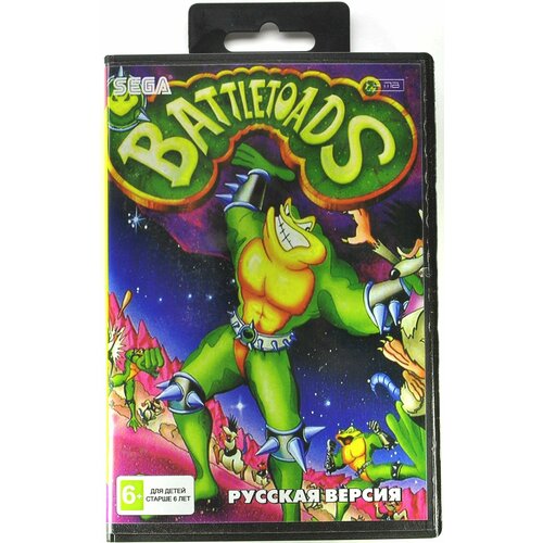 Игра Battletoads для SEGA 16bit Русская версия