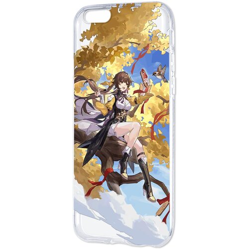 Силиконовый чехол Mcover для Apple iPhone 6 / iPhone 6S Honkai Impact, Сушан