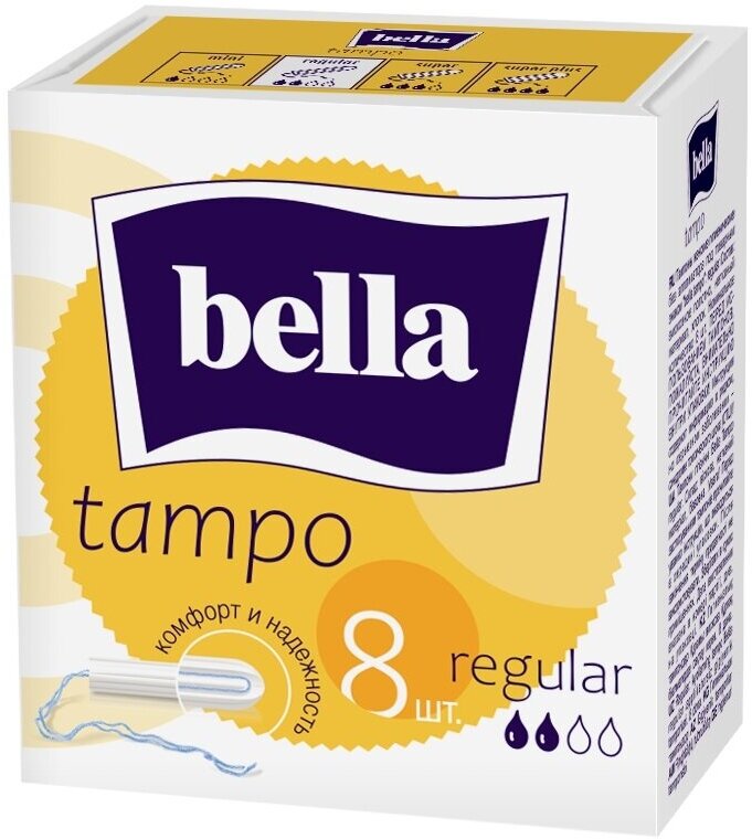 Bella тампоны Tampo regular, 2 капли, 8 шт.