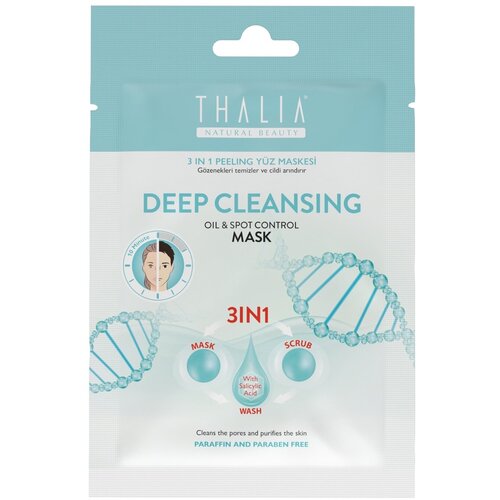 THALIA NATURAL BEAUTY Deep Cleansing Mask 3 in 1 Маска для глубокого очищения 3 в 1, 15 мл