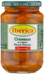 Iberica Оливки в стиле Мохо Пикон в маринаде, 370 г