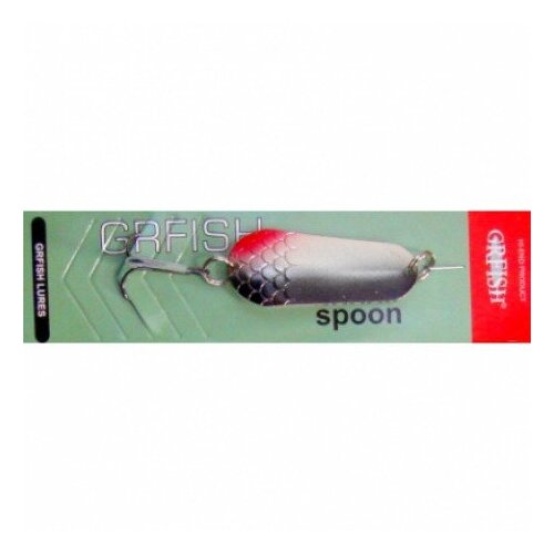 grfish блесна minnow spoon 12г 70мм silver GRFish, Блесна Shtorling Spoon, 20г, 58мм, Black
