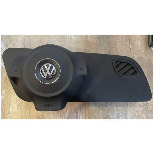 Подушка безопасности Поло в панель и в руль(накладка Муляж)Volkswagen Polo, комплект.