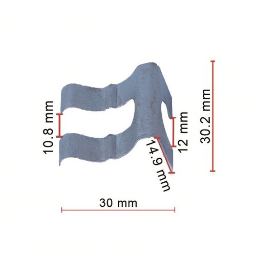 Клипса 50 шт AVERS 8527220060-50 16070351