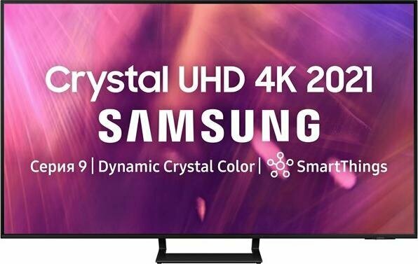 Телевизор Samsung UE75AU9000U 2021 LED, HDR, черный