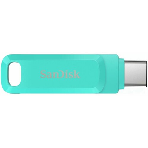 USB Flash накопитель 128GB SanDisk Ultra Dual Drive Go (SDDDC3-128G-G46G) USB 3.0 + Type C (OTG) Бирюзовый