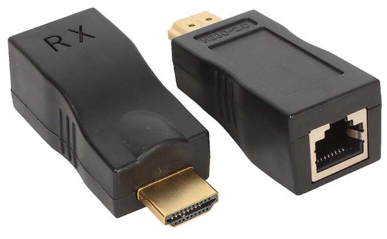 Удлинитель HDMI Orient VE042 по витой паре extender М-М V1.4 1080p .