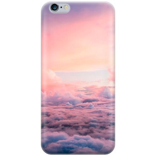 фото Силиконовый чехол на apple iphone 6s / 6 / эпл айфон 6 / 6 эс с принтом "высоко над облаками" gosso