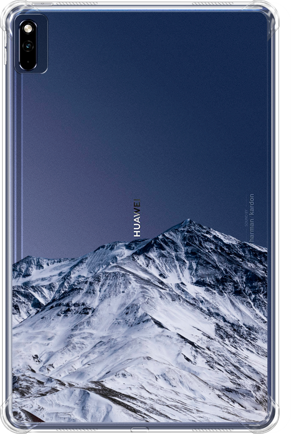 Противоударный силиконовый чехол для планшета Huawei MatePad 10.4 Снежная гора