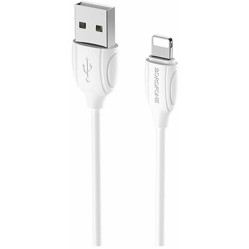 Кабель USB iPhone Lightning Borofone BX19 <белый> кабель usb apple lightning borofone bx19 benefit белый