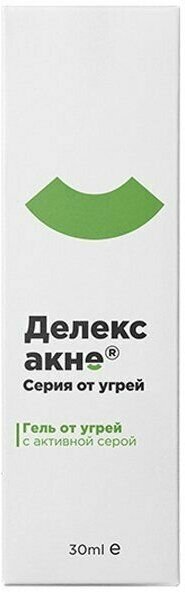 Делекс-акне гель против угрей 30мл