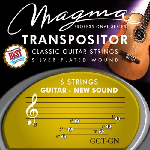 комплект струн для классической гитары magma transpositor gct cello Комплект струн для классической гитары Magma Strings GCT-GN