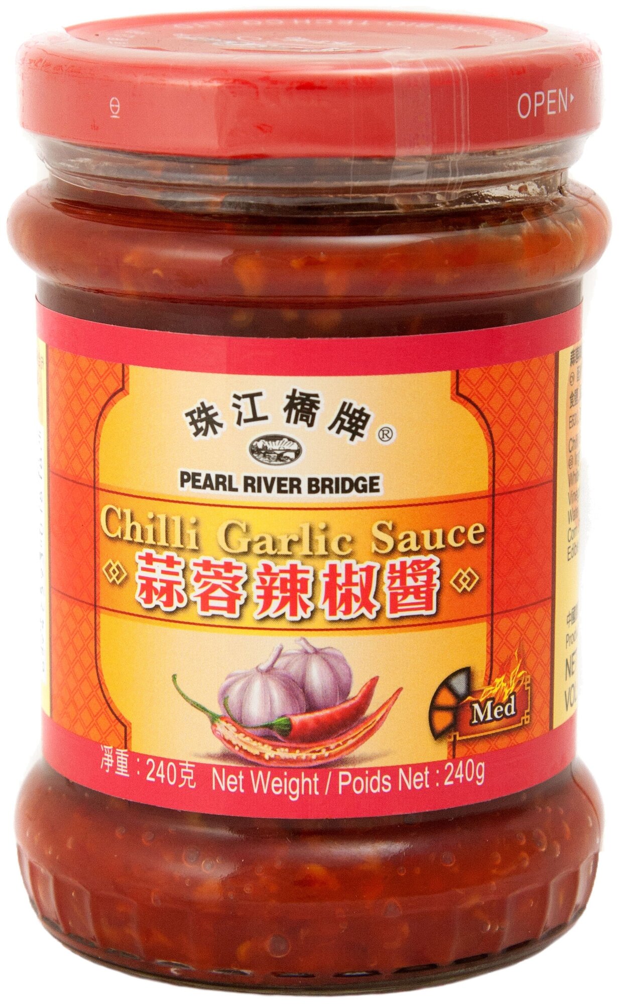 Соус Pearl River Bridge Chili garlic, 240 г